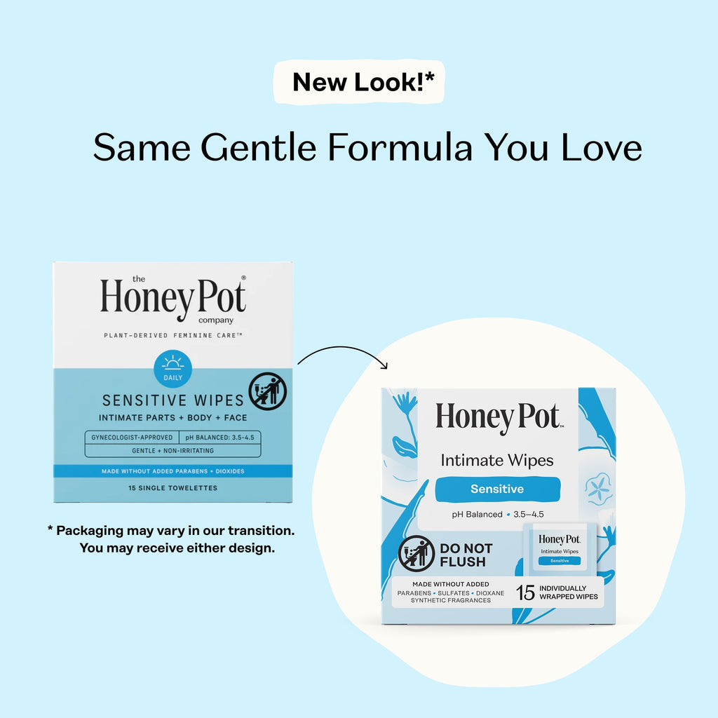 Sensitive Intimate Travel Wipes