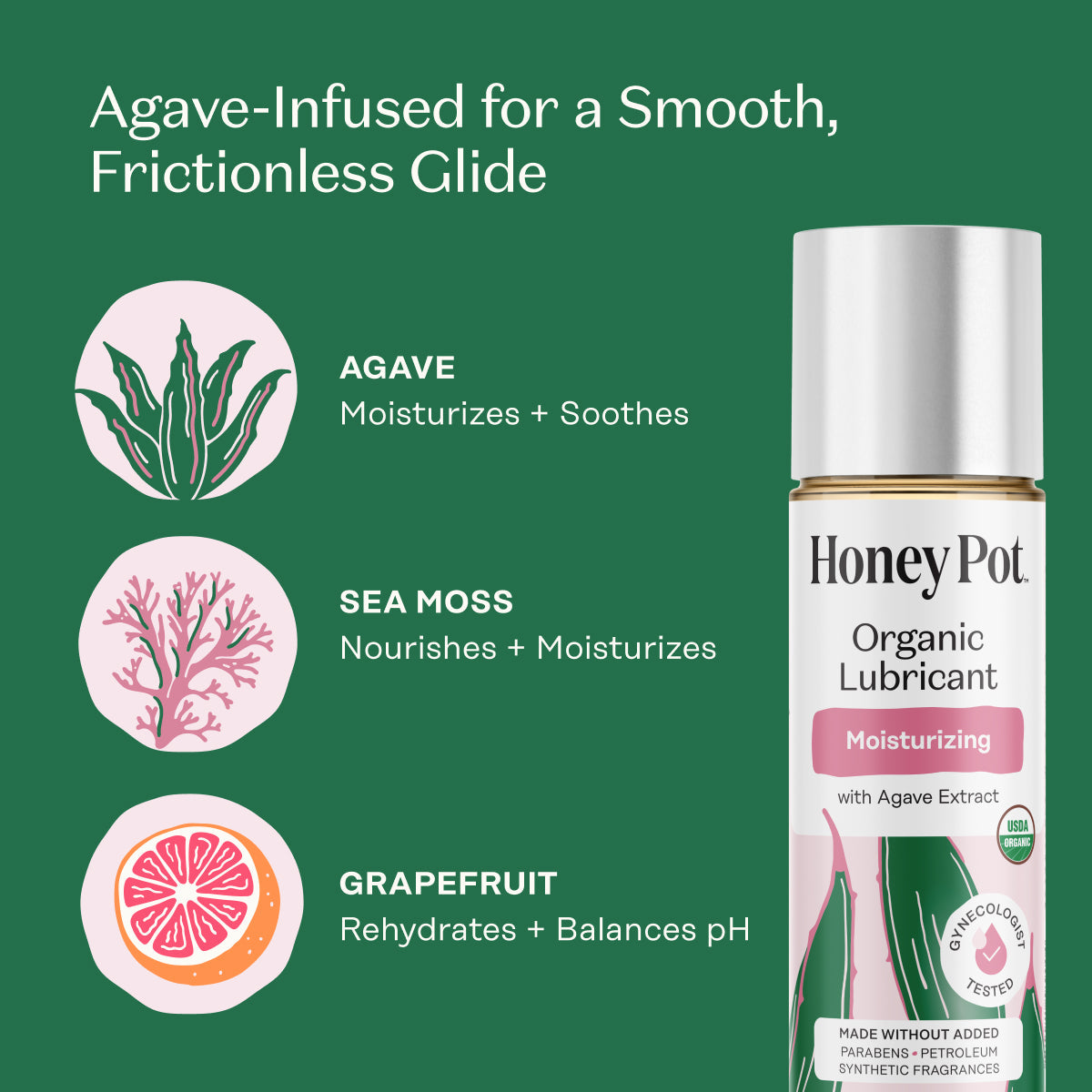 Organic Agave Moisturizing Lubricant