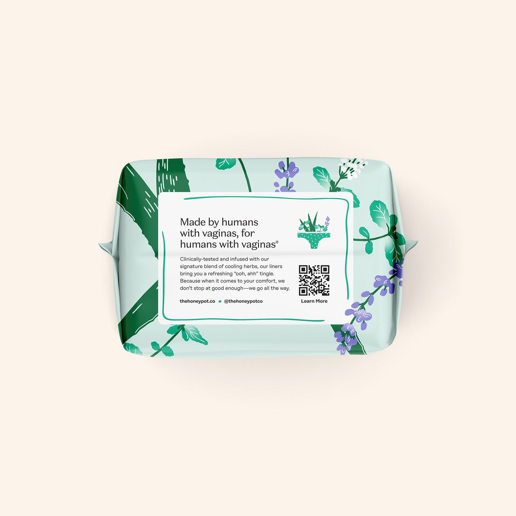 Incontinence Cooling Herbal Infusion 100% Organic Cotton Cover Liners